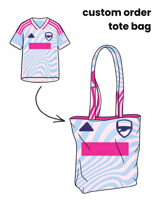 Custom Football Shirt Tote Bag